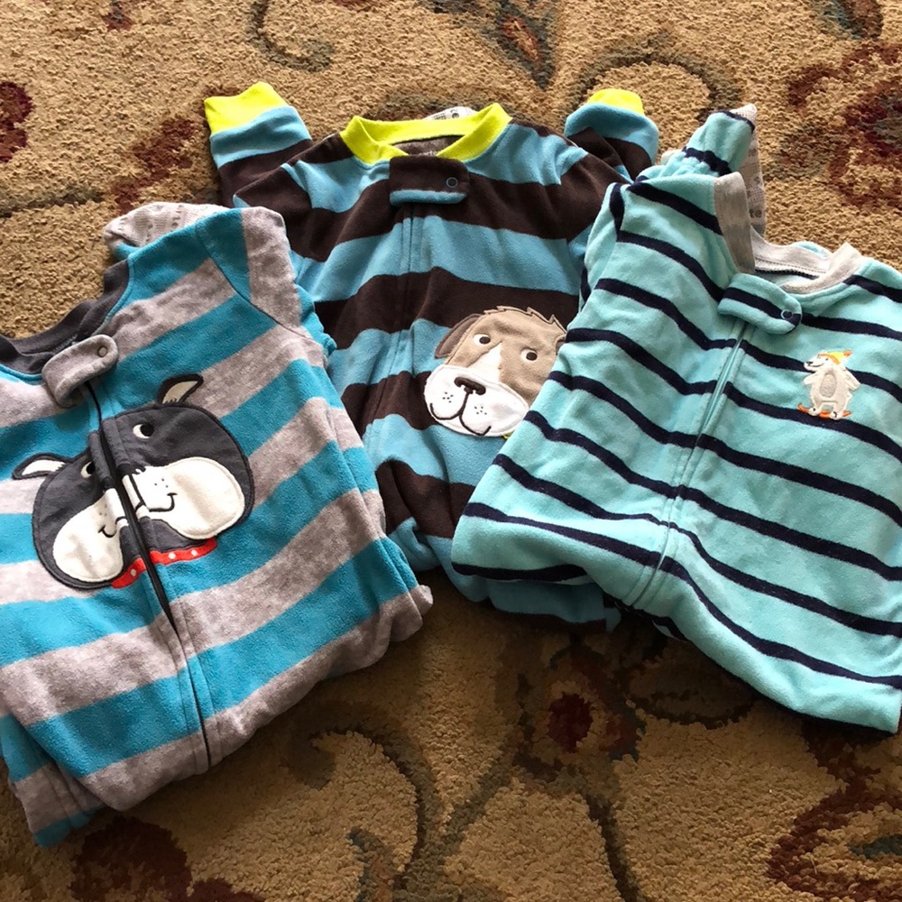 18 month boys carters fleece pajamas (3)